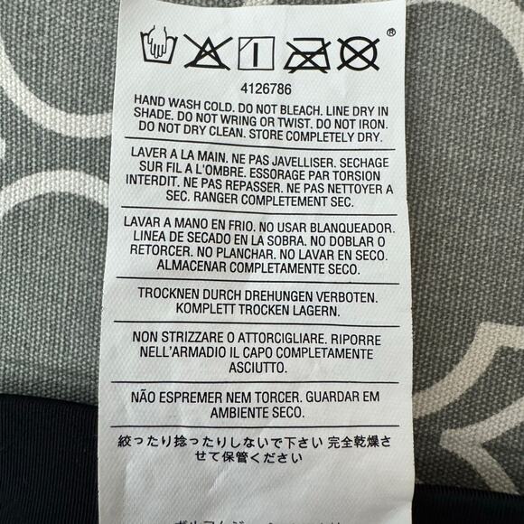 NWT Volcom Leggings Women’s Large Black Athletic 50UPF Simply Solid Colorblock - Picture 8 of 14